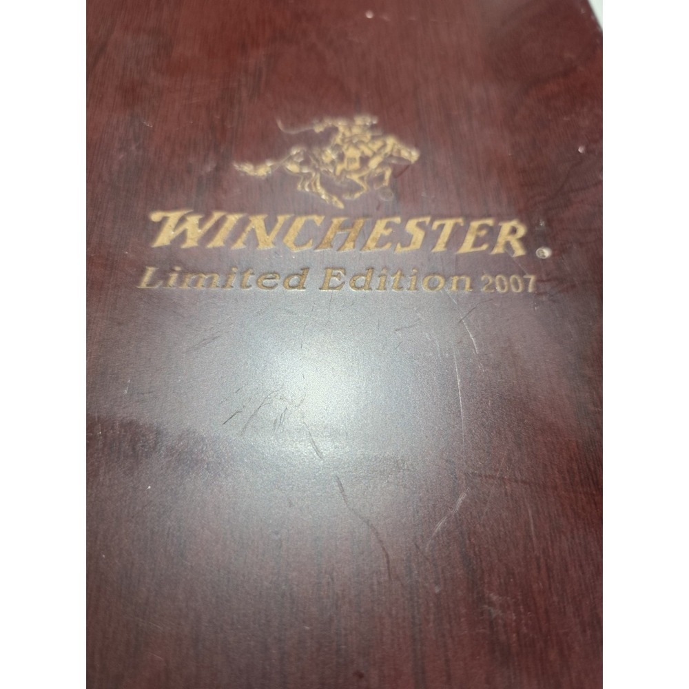 Winchester WOOD BOX 2007 Limited Edition 3 Knife Presentation Case 301-P
